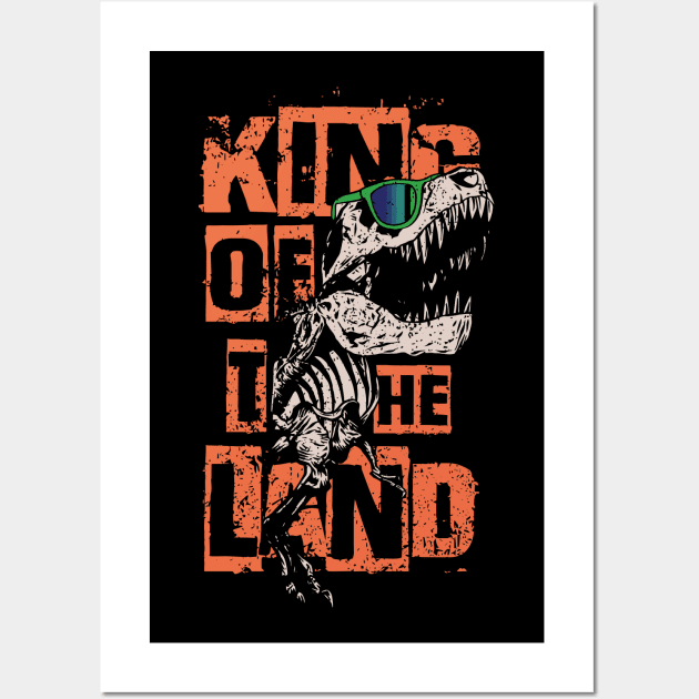 King of the Land Wall Art by WorldDinosaurs